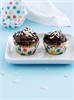 Cupcakes med kokos med chokoladefrosting